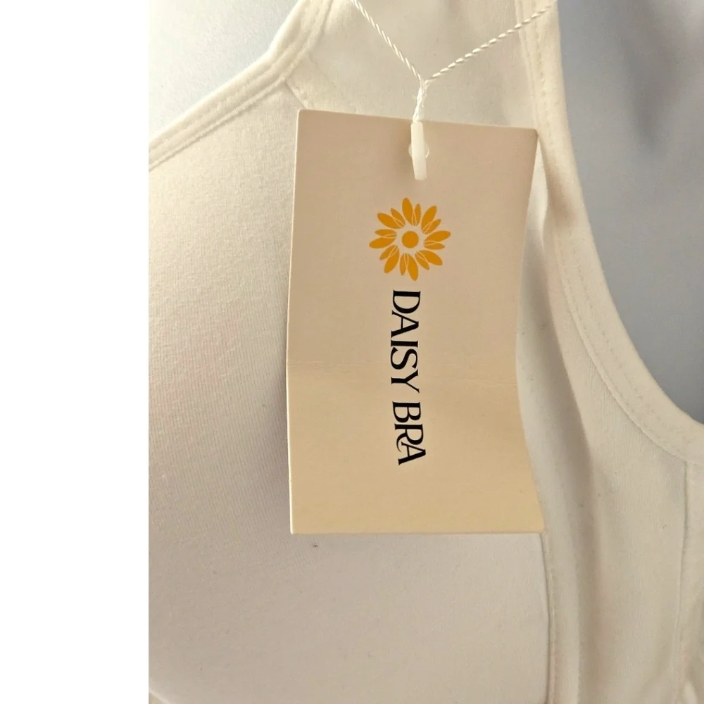 DAISY BRA'S Plus Size all day comfort 3X ultra soft 3 front button snap closure
